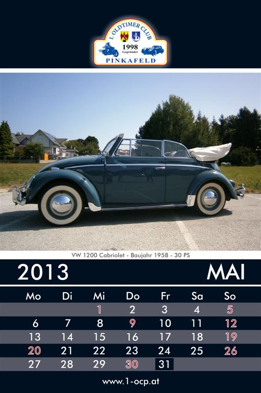 Oldtimerkalender 2013